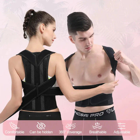 Adjustable Back Brace Posture Corrector Belt
