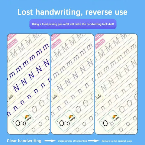 4pcs Sank Magic Practice Copybook Pen
