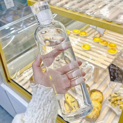 Transparent Plastic Sport Water Bottle 500ml