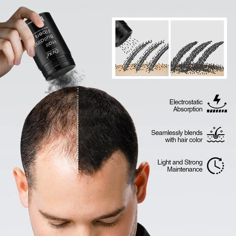 black hairline fiber powder 22g