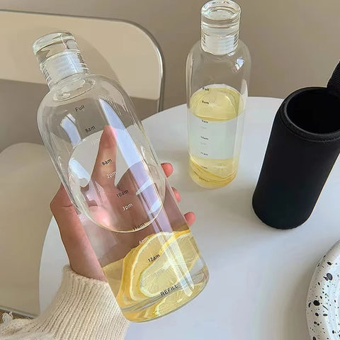 Transparent Plastic Sport Water Bottle 500ml