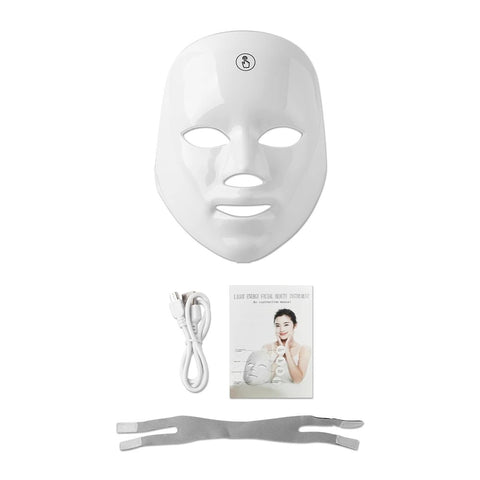 7-Color LED Light Therapy Face Mask - Anti-Aging Skincare Device