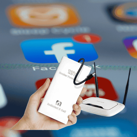 Wifi Router Power Bank (8-10hrs Battery Time)